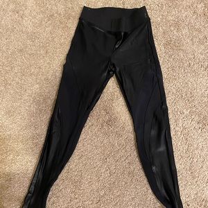 Koral Liquid Shine Black Leggings Mesh XS